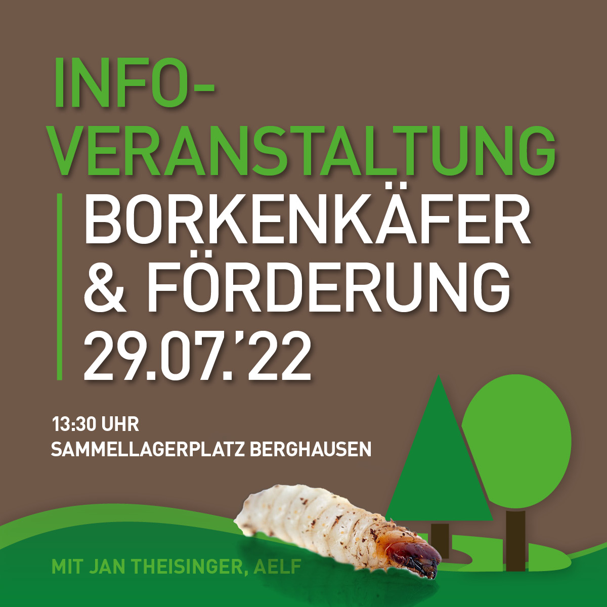 Read more about the article Infoveranstaltung Borkenkäfer & Förderung
