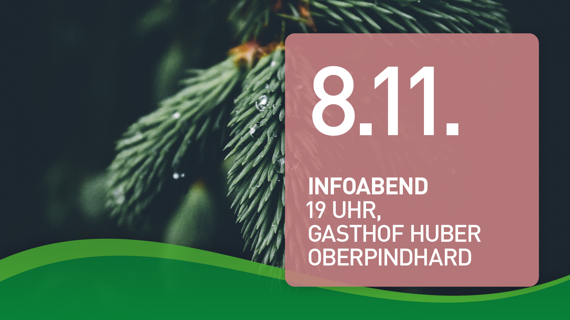 Mehr über den Artikel erfahren Infoabend, 8.11.22