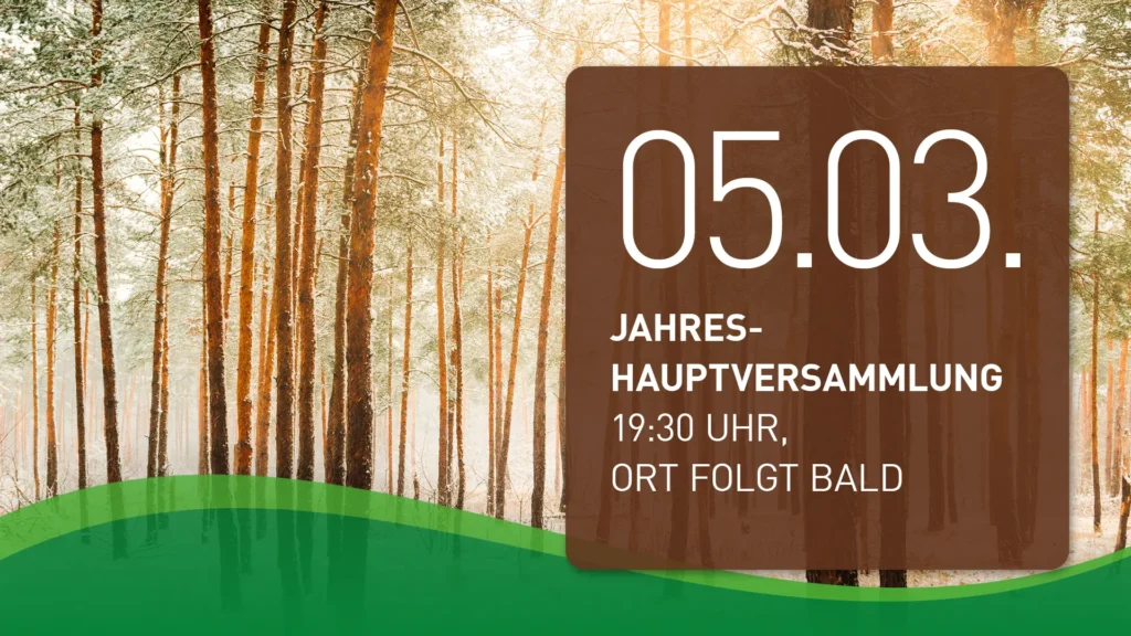 Jahreshauptversammlung 2026