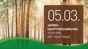 Mehr über den Artikel erfahren Jahreshauptversammlung 2026